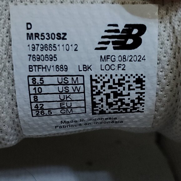 New Balance 530 MR530SZ Running Shoes Unisex Men 8.5 / Women 10 ABZORB Midsole - Picture 11 of 12